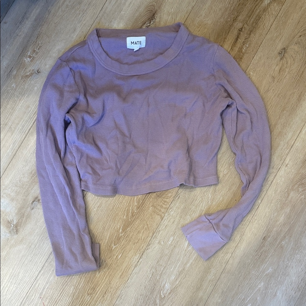 Mate Women's Purple Long Sleeve Top
